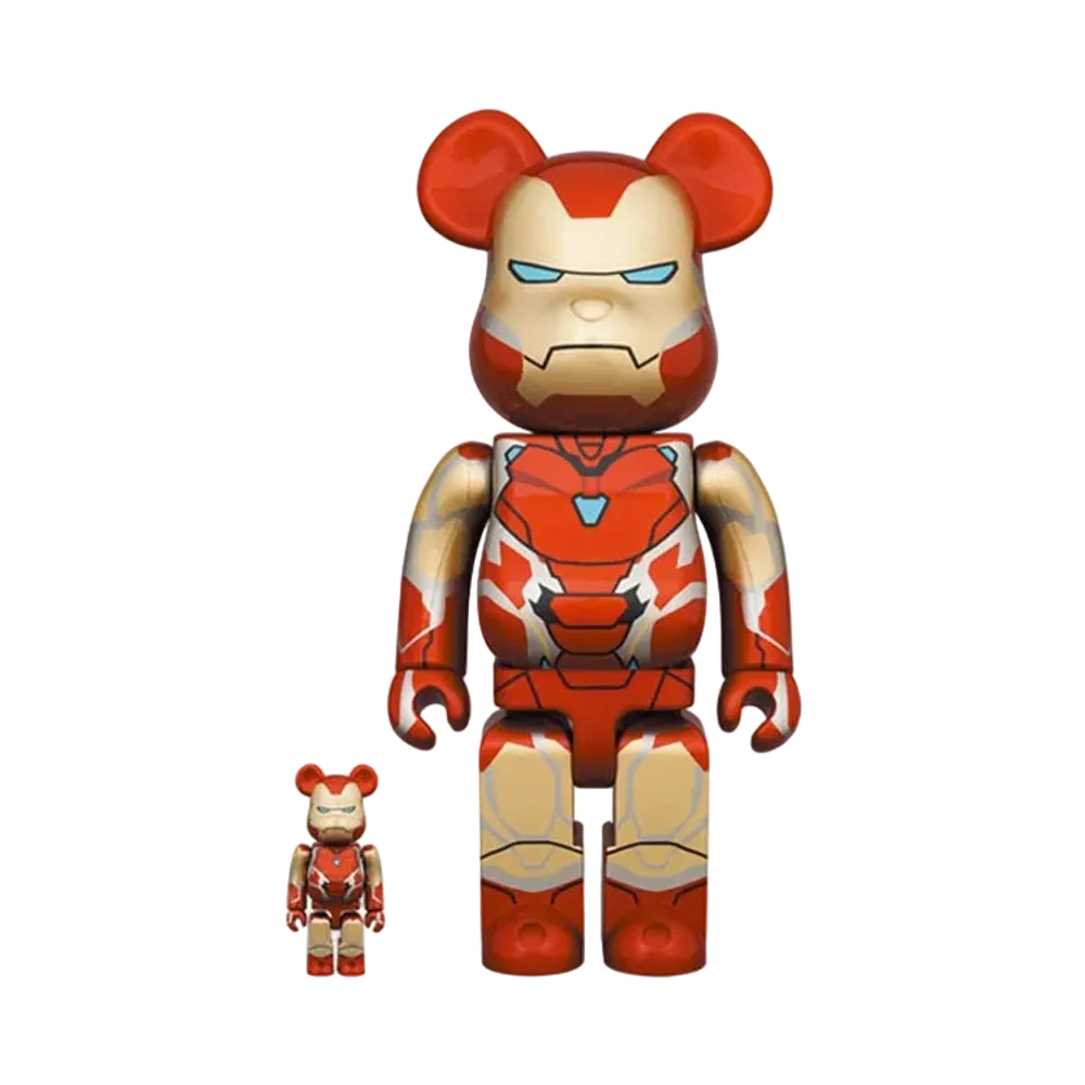 Bearbrick x Marvel Iron Man Mark 85 100% & 400%