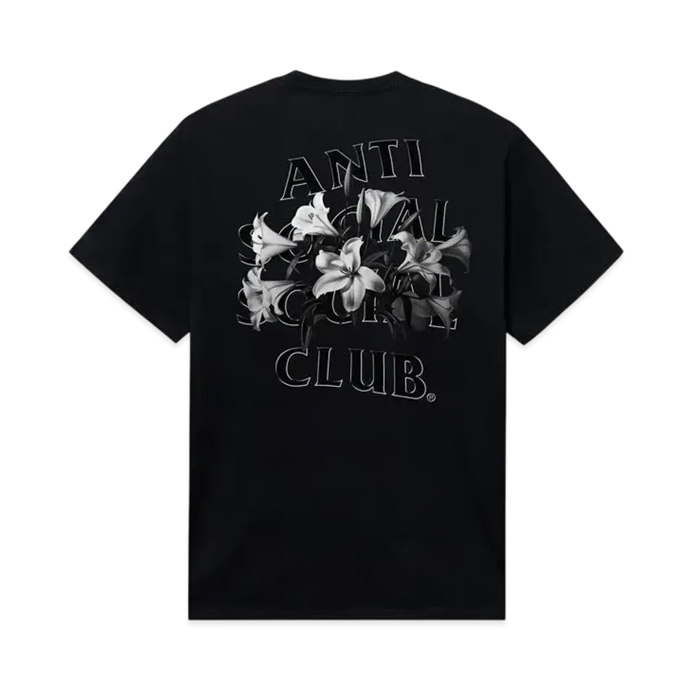 ANTI SOCIAL SOCIAL CLUB Trimmed Reflective Tee "Black"