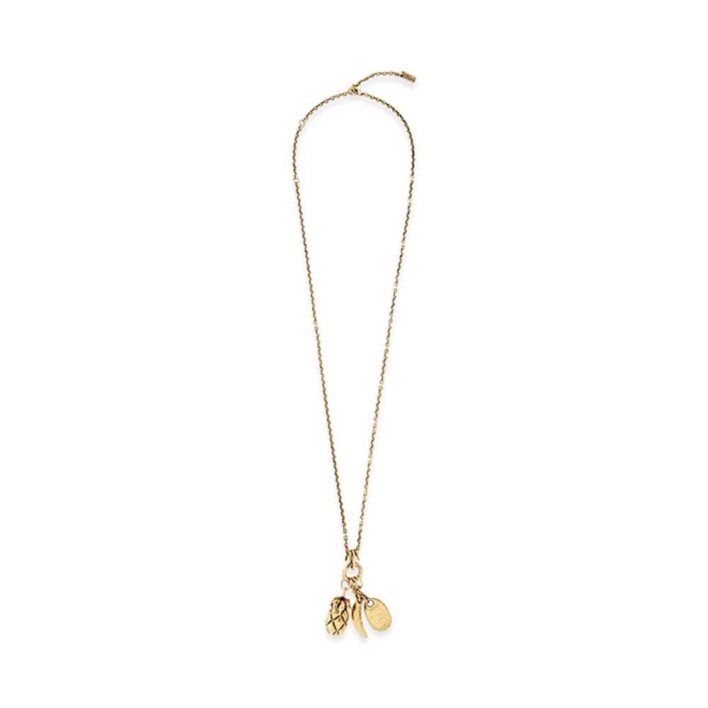 Chloe Women's Long Necklace Fruits "Gold"