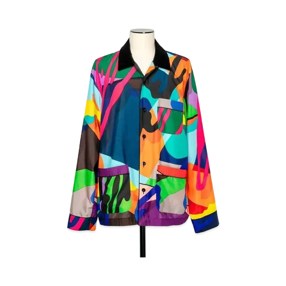 sacai KAWS Long Sleeve Shirt "Multi"