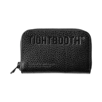 TIGHTBOOTH Leather Zip Wallet "Black"