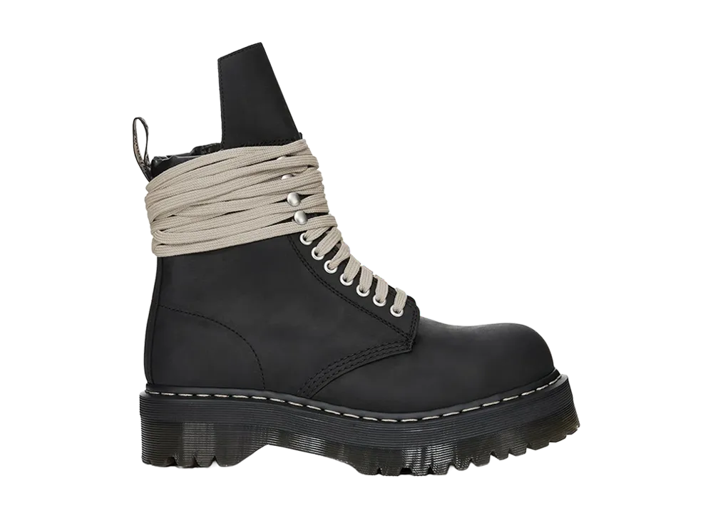 Rick Owens × Dr.Martens 1460 Quad Sole Steel Toe Boot "Black"
