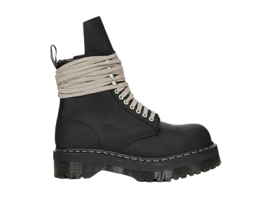 Rick Owens × Dr.Martens 1460 Quad Sole Steel Toe Boot "Black"