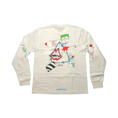 Chrome Hearts Matty Boy Retro Cycle L/S T-Shirt "White"