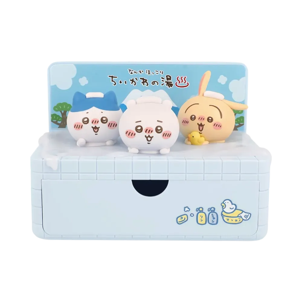 BANDAI "Ichiban Kuji" -Chiikawa ~A warm and cozy Chiikawa bath~- A Prize Warm bathhouse accessory case figure