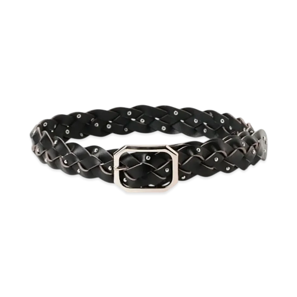 BEAMS FUTURE ARCHIVE Studs Mesh Belt l "Black"