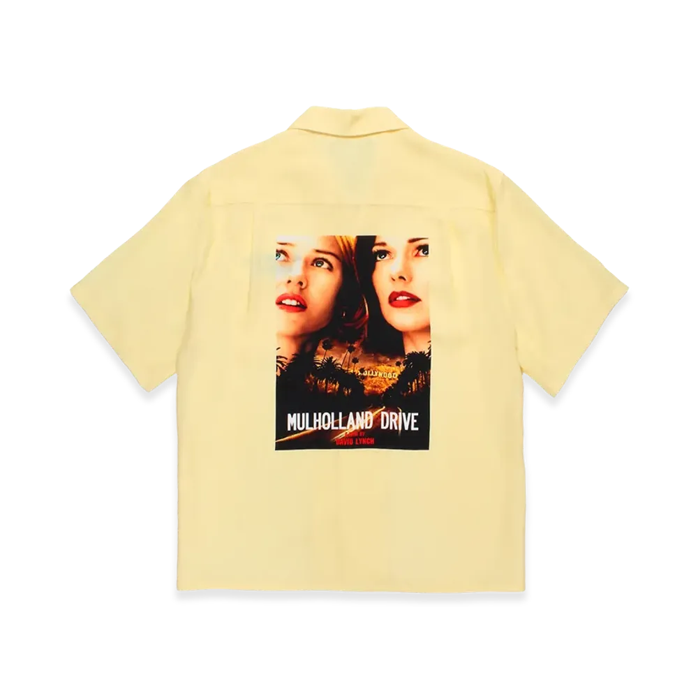WACKO MARIA Mulholland Drive / 50's Open Collar Shirt "Yellow"