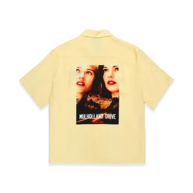 WACKO MARIA Mulholland Drive / 50's Open Collar Shirt "Yellow"