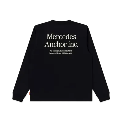 Mercedes Anchor Inc. Glow Logo LS Tee "Black"