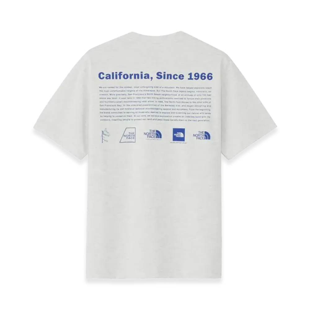 The North Face Short Sleeve Historical Logo Tee "Off White"