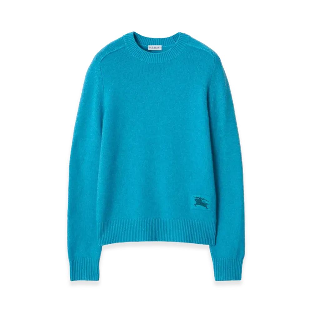 Burberry Women's Cashmere Sweater "Atom Blue"