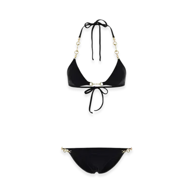 GUCCI Women's Stretch Nylon Bikini "Black"