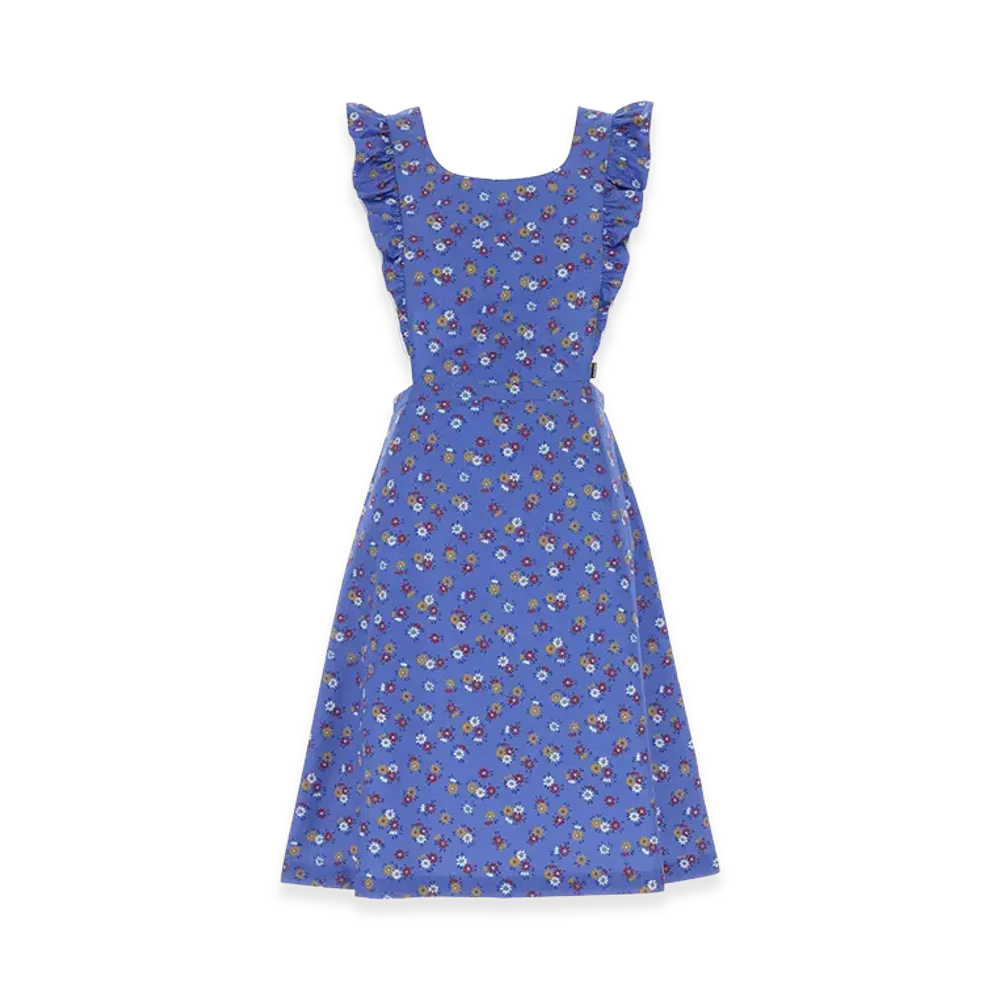 MIU MIU Women's Printed Poplin Dress "Blue"