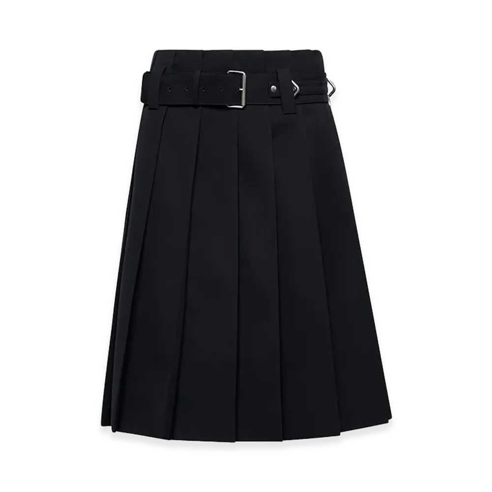 PRADA Women's Pleated Skirt "Blue"