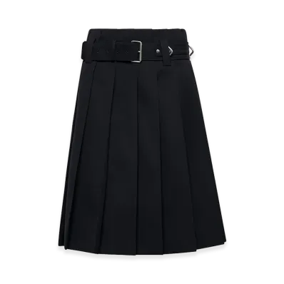 PRADA Women's Pleated Skirt "Blue"