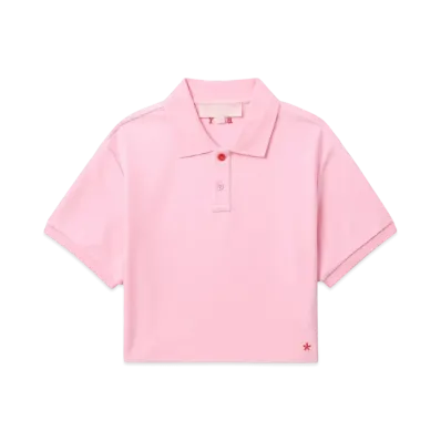 A BATHING APE Bapy Logo Polo Shirt "Pink"