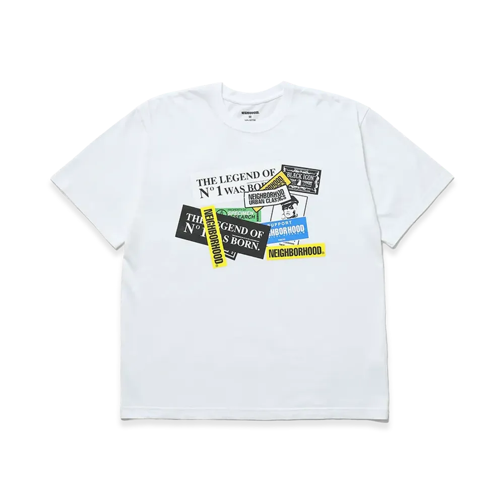 NEIGHBORHOOD NH 261 Spot . Tee SS-6 "White"