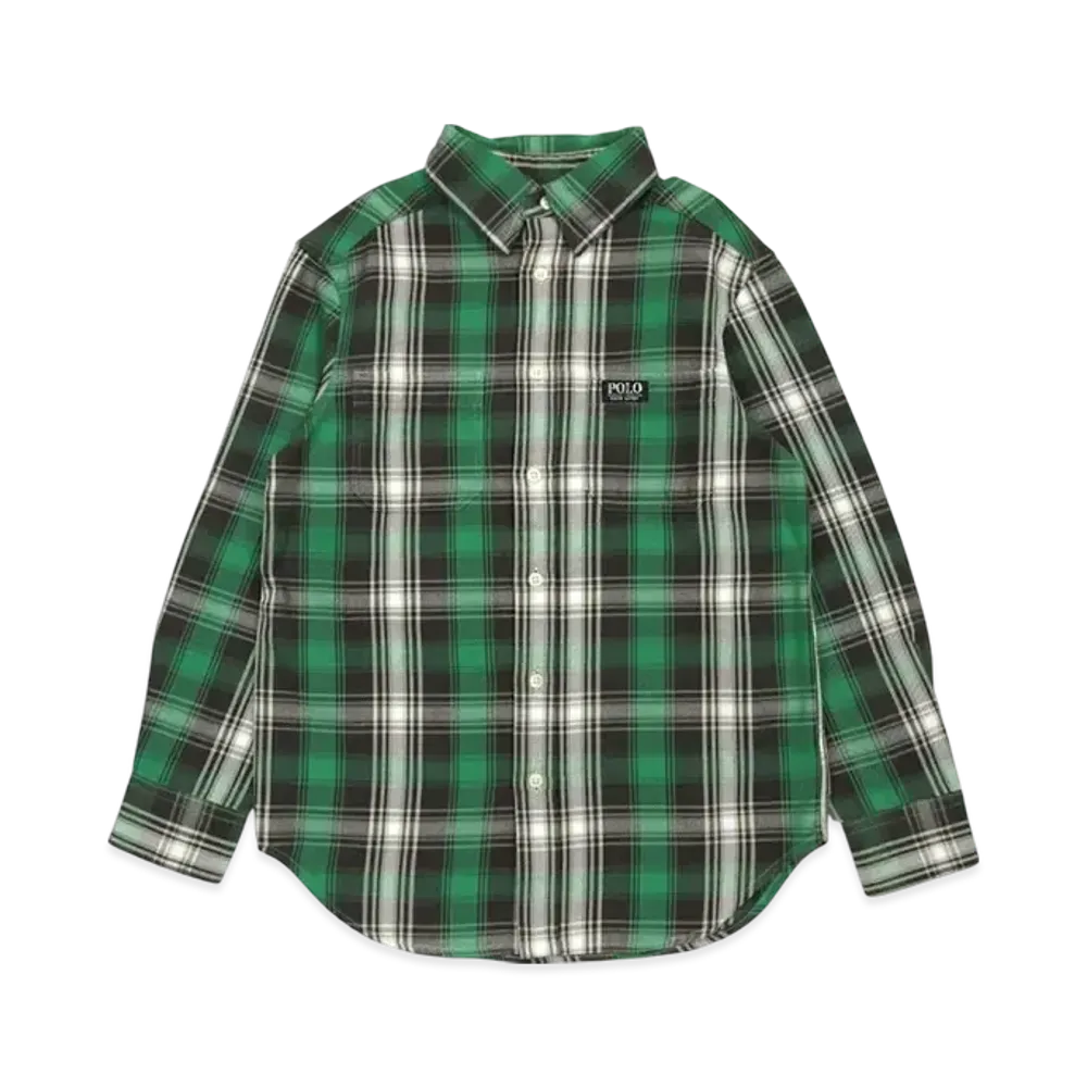 Polo Ralph Lauren Kids L/S Shirt "Green"