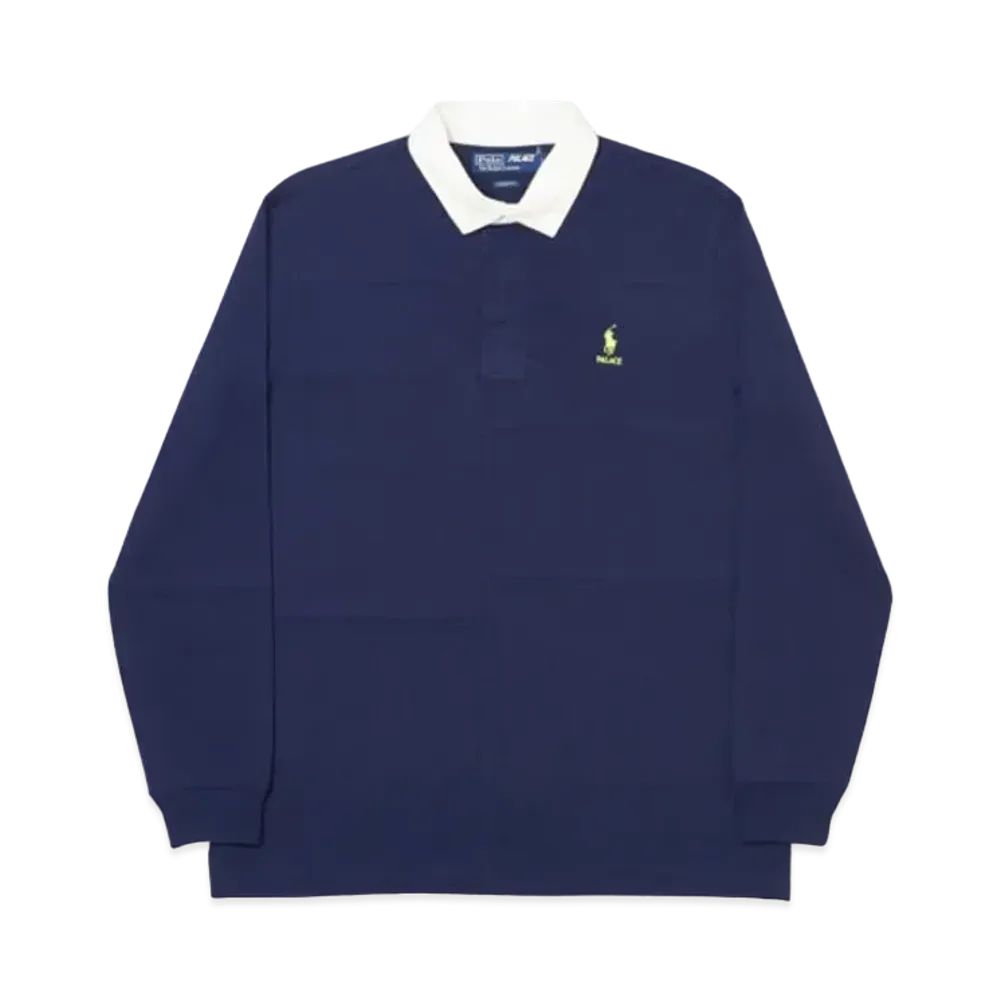 PALACE / Ralph Lauren Pieced Rugby "Navy"