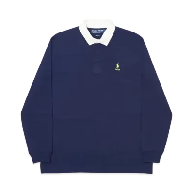 PALACE / Ralph Lauren Pieced Rugby "Navy"