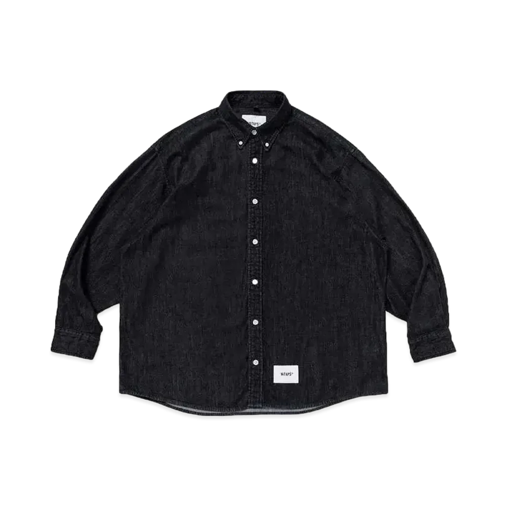 WTAPS BD 04 / LS / Cotton. Denim "Black"