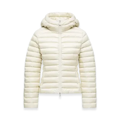 MONCLER Ige Hooded Short Down Jacket "White"