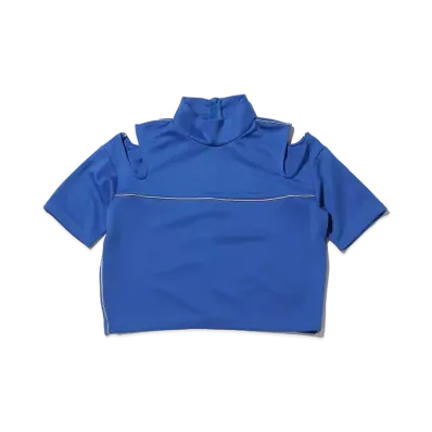 atmos pink Short Length Shoulder Opening Tops "Blue"