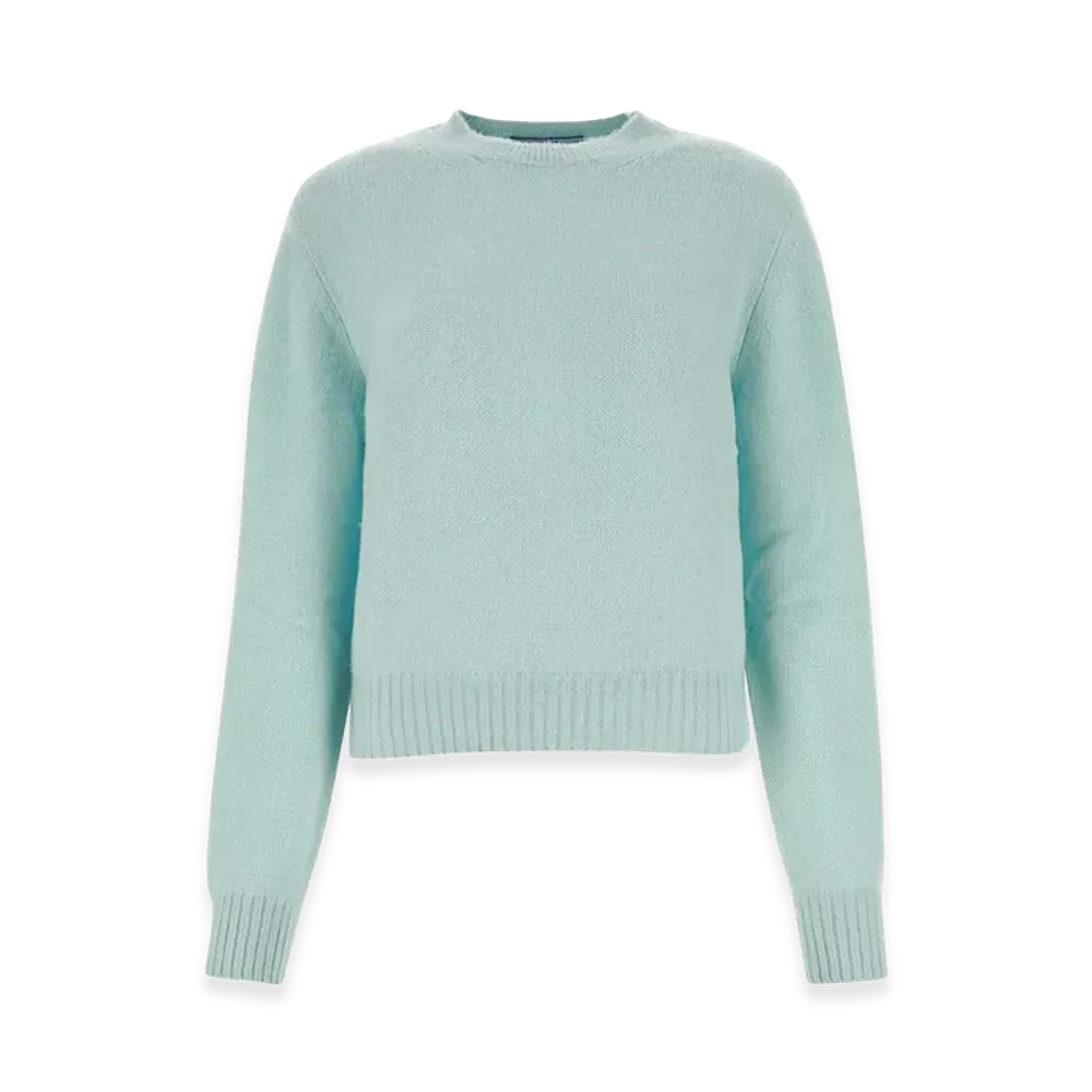 PRADA Women's Tiffany Cashmere Sweater "Lightblue"