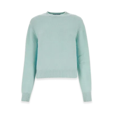 PRADA Women's Tiffany Cashmere Sweater "Lightblue"