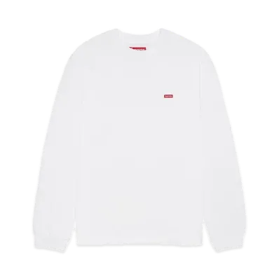 Supreme Small Box L/S Tee "White" (24FW)