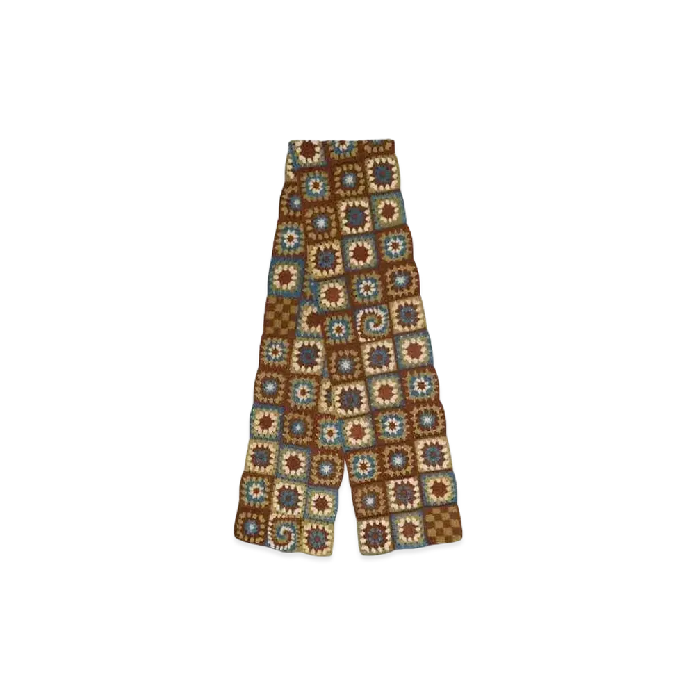 STORY mfg. PIECE SCARF "BROWN"