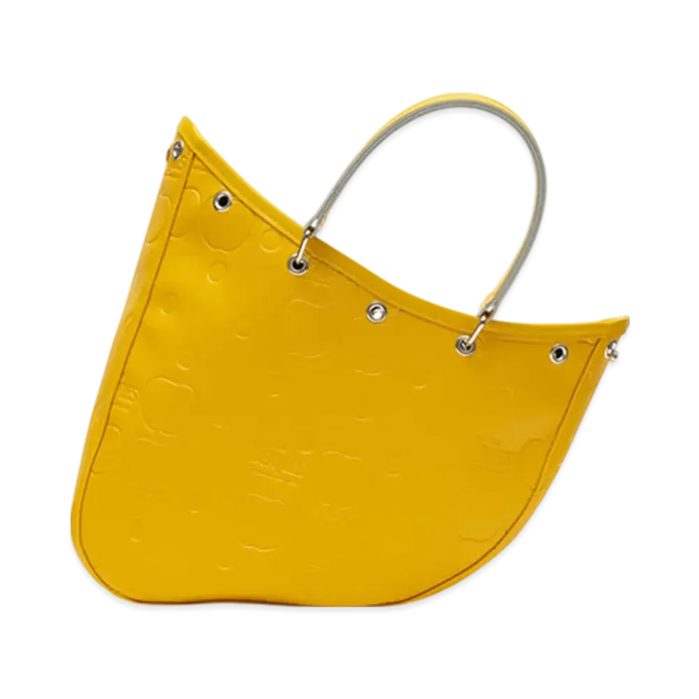 COMME des GARCONS x The Beatles Embossed Coloured Boat Bag Small "Yellow"