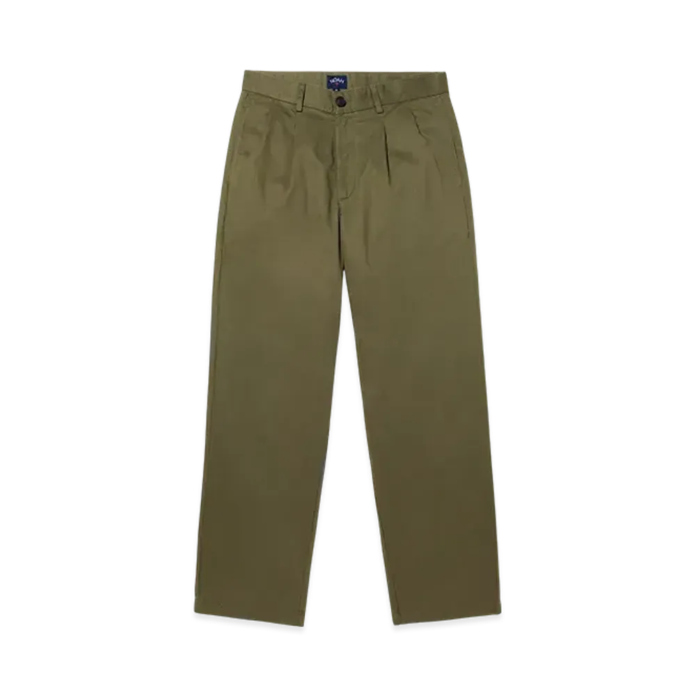 Noah Twill Double-Pleat Pant "Jalapeno Pepper"