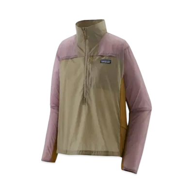 Patagonia Women's Houdini Stash 1/2 Zip Pullover "Grey"