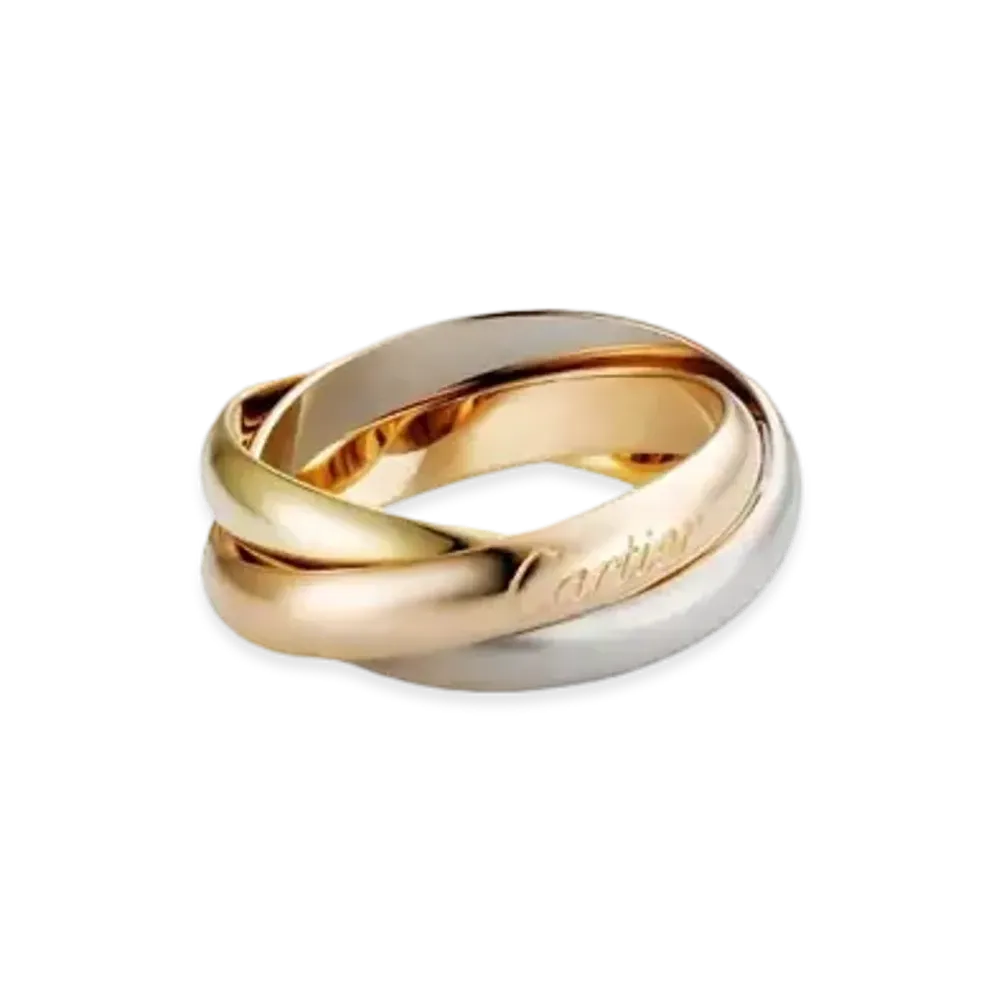 Cartier Trinity Ring Classic "White Gold/Yellow Gold/Pink Gold"