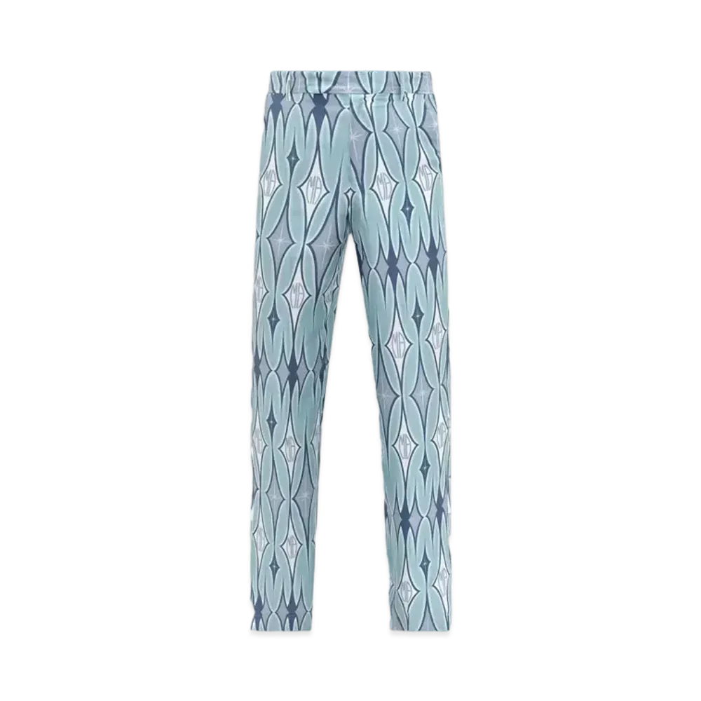 Amiri Argyle Tailored Baggy Pant "Aqua"