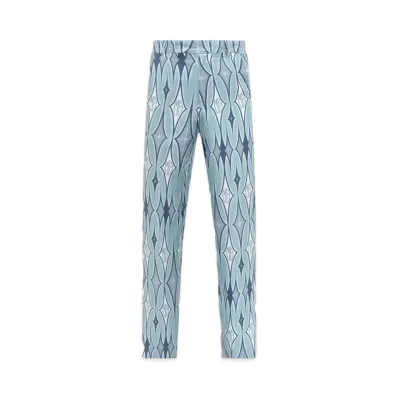 Amiri Argyle Tailored Baggy Pant "Aqua"