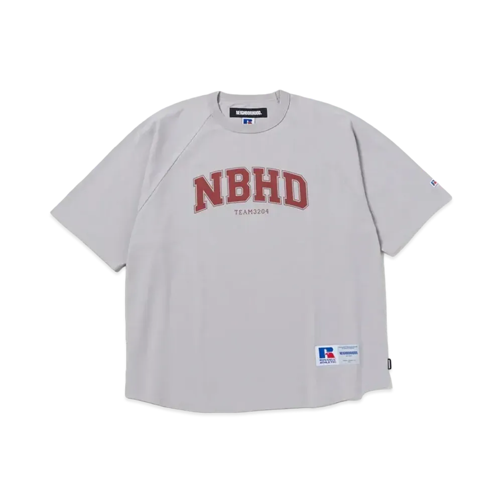NEIGHBORHOOD x RUSSELL ATHLETIC . Crewneck SS "Gray"