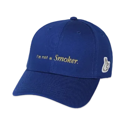 FR2 I’m not a Smoker Embroidery Cap "Blue"