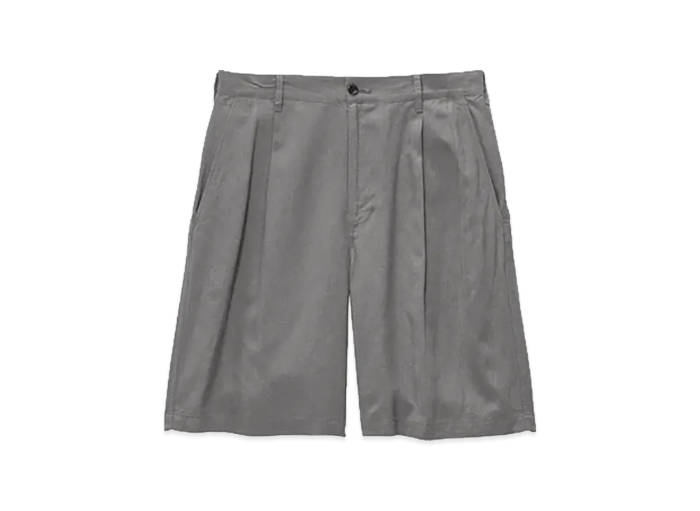 Graphpaper Linen Cupro Oversized Shorts "Stone Gray"