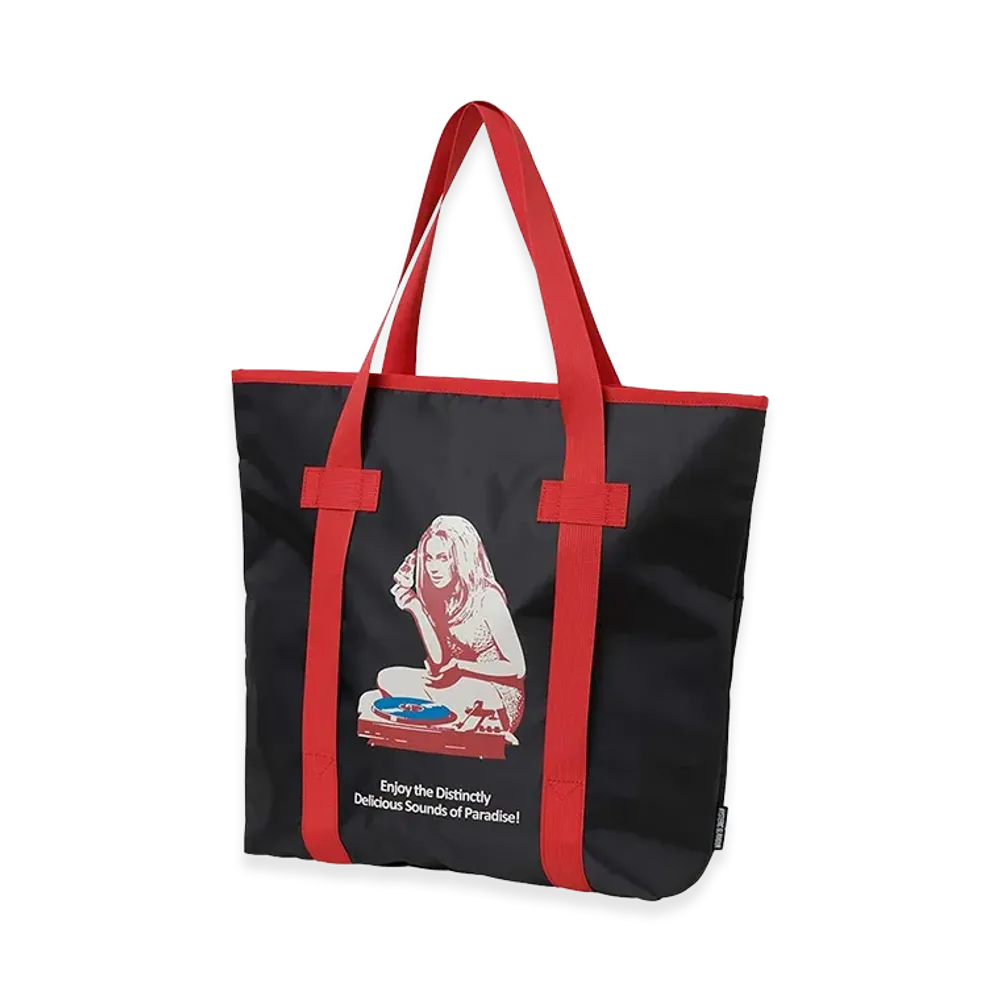 HYSTERIC GLAMOUR Hysteric Records Tote Bag "Black"