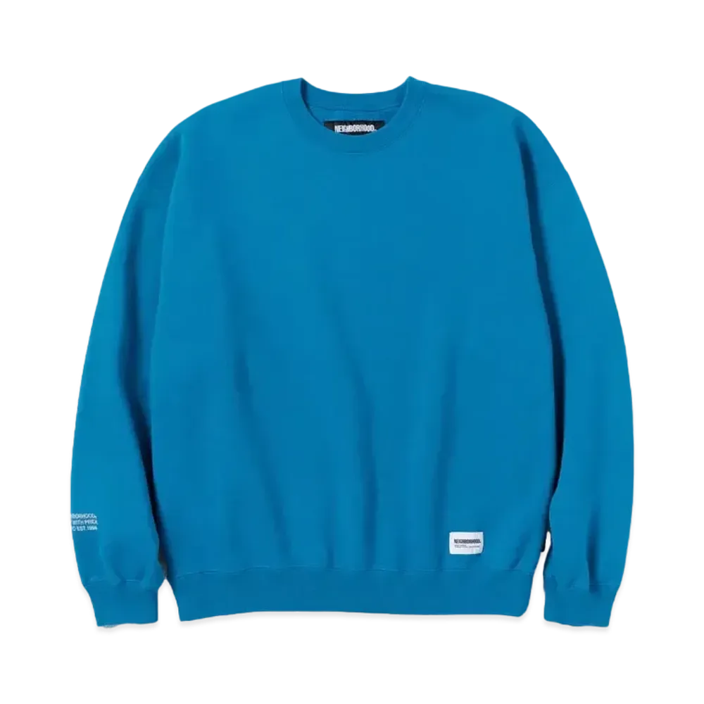 NEIGHBORHOOD Plain Sweatshirt LS "Blue"
