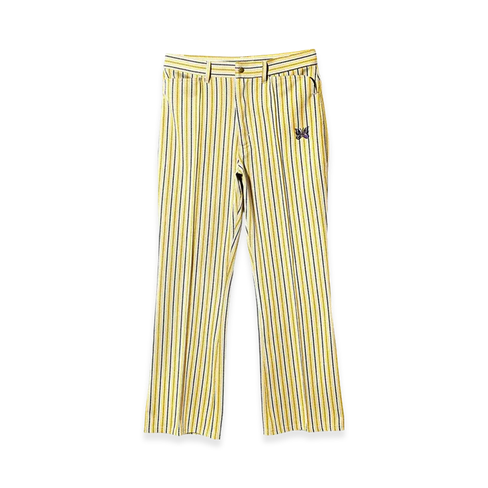 NEEDLES Boot-Cut Jean - Poly JQ. "Stripe"