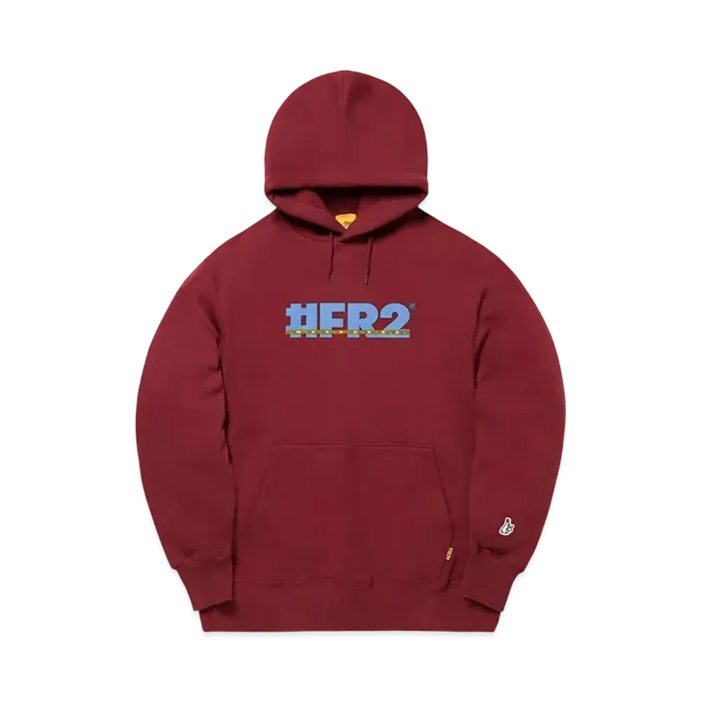 FR2 Rabbit Stuffed Toy Hoodie "Burgundy"