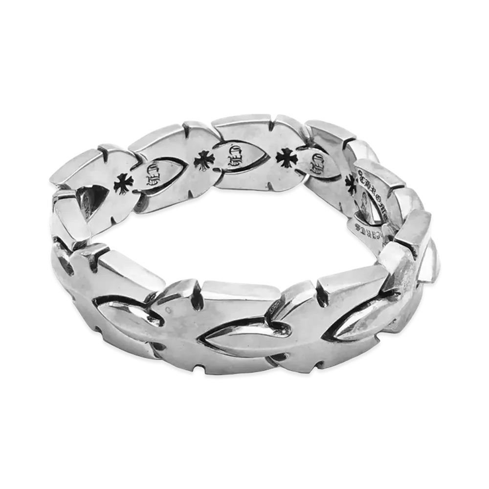 Chrome Hearts Large Fleur Knee Link Bracelet Silver 925 "Silver"