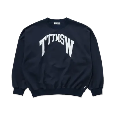 TTT MSW College Logo Crew Neck Sweat "Navy"