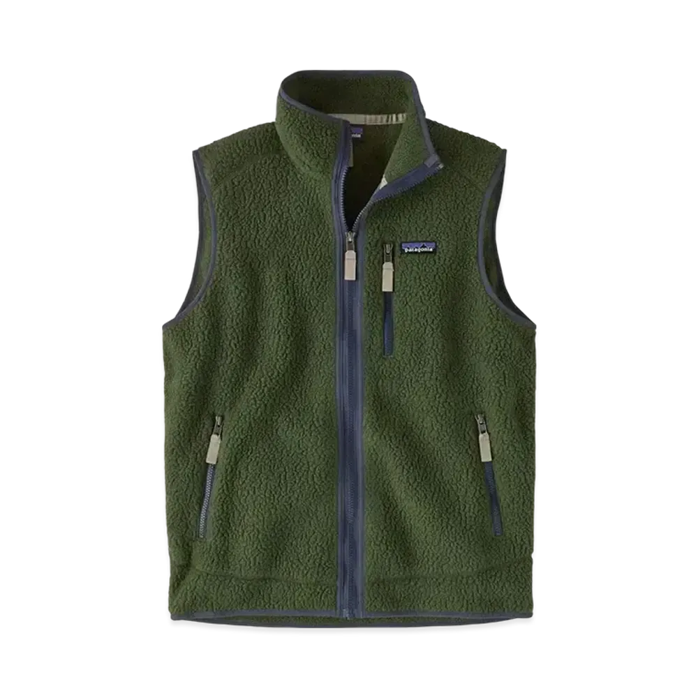 Patagonia Men's Outer Fleece Boa Vest "Green"