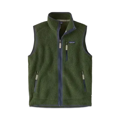 Patagonia Men's Outer Fleece Boa Vest "Green"