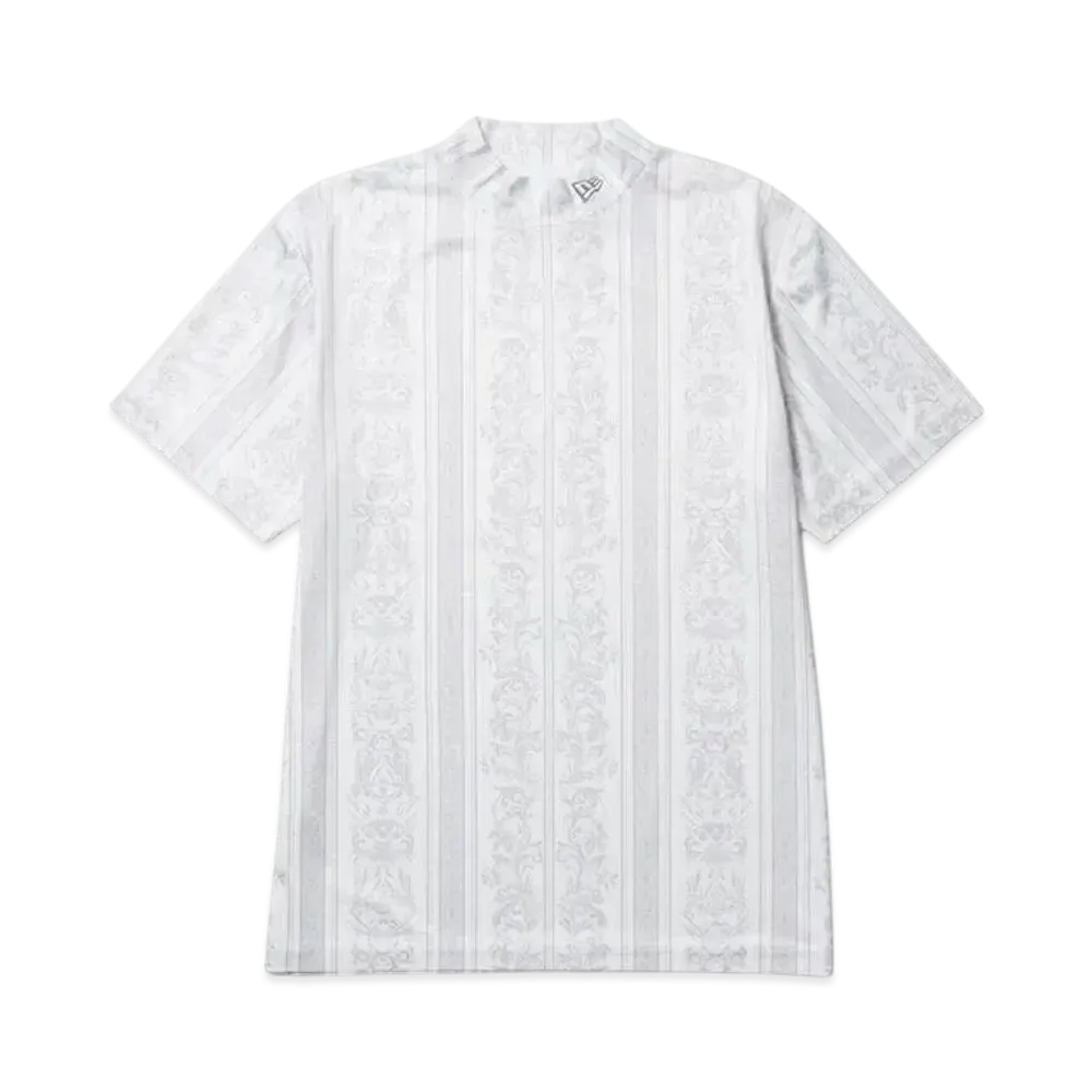 NEW ERA Golf Short Sleeve Kanoko Mid-Neck T-Shirt Bandana All Over "White"