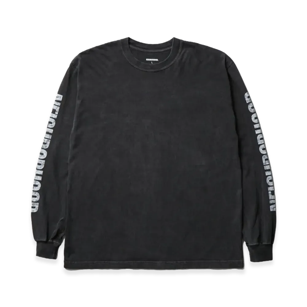 NEIGHBORHOOD NH . Tee LS-3 "Black"